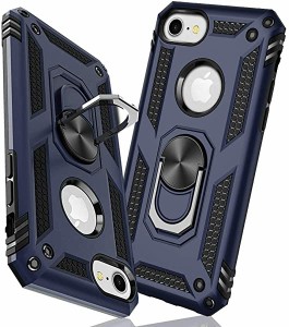 iPhone 6 ケース iPhone 6S ケース リング 耐衝撃 衝撃吸収 傷防止 全面保護 カメラ保護 スタンド付き TPU+PCバンパー 指紋防止 ...