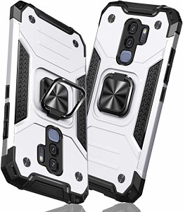 Galaxy S9 Plus ケース リング 衝撃吸収 耐衝撃 TPU+PCバンパー 二重構造 アウトドア キャンプ 野外 全面保護カバー 滑り防止 車...