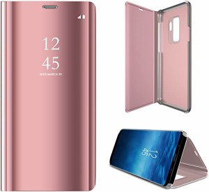 Galaxy S9 手帳型 ミラー 面白い PUレザー 携帯ケース ケース キラキラ 財布型 全面保護 qi ワイヤレス フリップ カード収納 人 ...