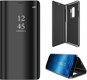 Galaxy S8 Plus S8+ 手帳型 ミラー おしゃれ PUレザー 携帯ケース ケース 人気 かわいい 鏡メッキフリップ 耐衝撃 衝撃吸収 キラ...