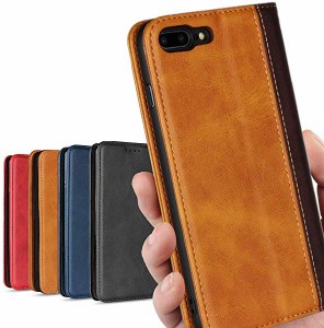 送料無料 iPhone 7plus 8plus 7プラス 8プラス スマホ スマホケース 2色組合せ 手帳型 iPhone7+ iPhone8+ plus スマホケース CASE アイフ