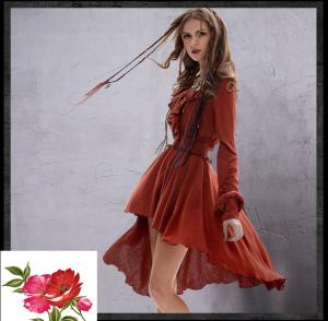 長袖 ボヘミアン ワンピース レディースワンピース 大きいサイズ ミニ丈 ショート丈 Aラインの通販はau Wowma ワウマ Dream洋服屋 商品ロットナンバー