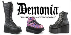 Demonia(デモニア) BOXER-70 厚底スニーカー バックZIP つや消し