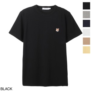 [あす着] メゾンキツネ MAISON KITSUNE クルーネックTシャツ メンズ TEE-SHIRT FOX HEAD PATCH