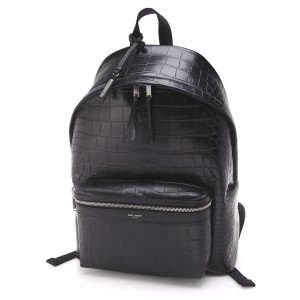 [あす着] サンローラン SAINT LAURENT バックパック リュックサック メンズ BV CITY BACKPACK CROCODILE PRINT SETARODEO