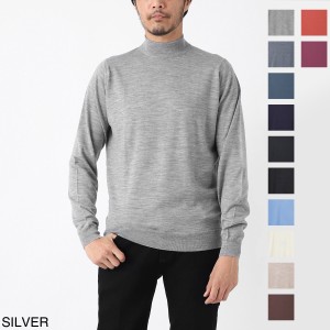 [あす着] ジョンスメドレー JOHN SMEDLEY モックネック ニット メンズ HARCOURT エクストラファインメリノウール 30ゲージ STANDARD FIT