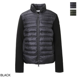 [あす着] モンクレール MONCLER ダウン切り替え ジップアップ カーディガン メンズ