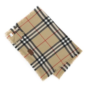 [あす着] バーバリー BURBERRY ストール メンズ SFA GIANT CHECK CASHMERE SCARF