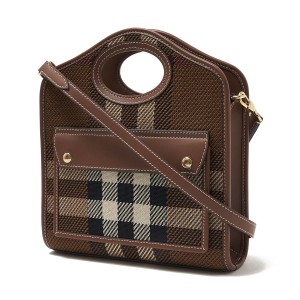 [あす着] バーバリー BURBERRY トートバッグ 2WAY ショルダーバッグ レディース POCKET BAG