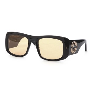 [あす着] グッチ GUCCI サングラス メンズ RECTANGULAR-FRAME SUNGLASSES WITH INTERLOCKING?G