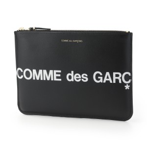 [あす着] コム デ ギャルソン COMME des GARCONS フラットポーチ メンズ レディース Huge Logo