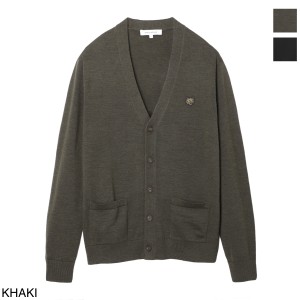 [あす着] メゾンキツネ MAISON KITSUNE Vネック カーディガン メンズ BOLD FOX HEAD PATCH REGULAR CARDIGAN