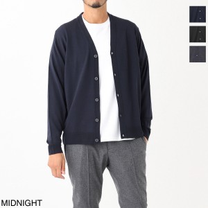 [あす着] ジョンスメドレー JOHN SMEDLEY Vネック カーディガン メンズ HALIN MODERN FIT