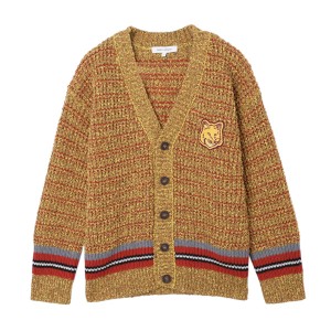 [あす着] メゾンキツネ MAISON KITSUNE Vネック カーディガン メンズ FOX HEAD CRAFTY COMFORT CARDIGAN