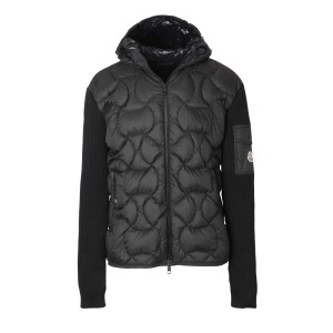 [あす着] モンクレール MONCLER ダウン切り替え ジップアップ カーディガン メンズ