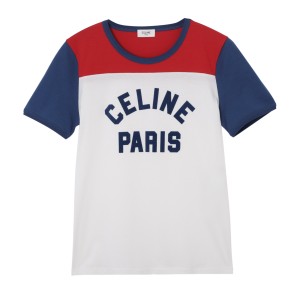 [あす着] セリーヌ CELINE クルーネックTシャツ レディース T-SHIRT 70'S CELINE PARIS