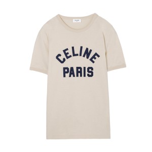 [あす着] セリーヌ CELINE クルーネックTシャツ レディース T-SHIRT 70'S CELINE PARIS