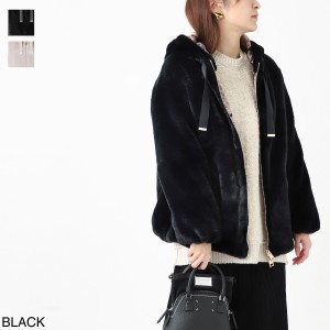 [あす着] ヘルノ HERNO ボアジャケット レディース SOFT OVERSIZE BOMBER