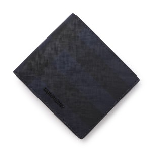 [あす着] バーバリー BURBERRY 2つ折り財布 小銭入れ付き メンズ CHECK BIFOLD COIN WALLET