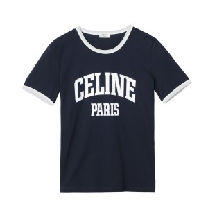 [あす着] セリーヌ CELINE クルーネックTシャツ レディース T-SHIRT 70'S CELINE PARIS