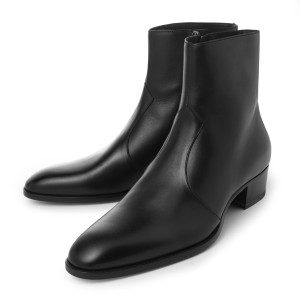 [あす着] サンローラン SAINT LAURENT ブーツ メンズ WYATT ZIPPED BOOTS