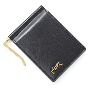 [あす着] サンローラン SAINT LAURENT マネークリップ 財布 メンズ TINY MONOGRAM BILL CLIP WALLET