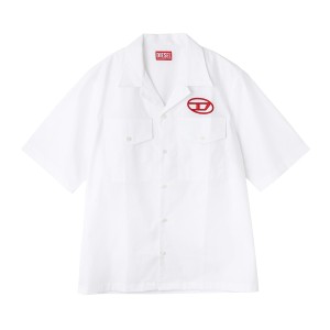 [あす着] ディーゼル DIESEL 半袖シャツ 半袖オープンカラーシャツ メンズ S-MAC-22-B
