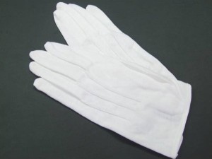 ◆礼装◆フォーマル◆白手袋◆綿100％◆モーニング用　男性用　メール便可 GLV1