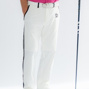 SSparkler（スパークラー） ゴルフパンツ メンズ◆白×黒◆　UVケア　ゴルフウェア　送料無料　SPKG-P01-bla