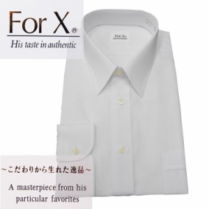 夏長袖　ワイシャツ　白無地　ボイル生地　レギュラー衿　日本製　ドレスシャツ　TOL650