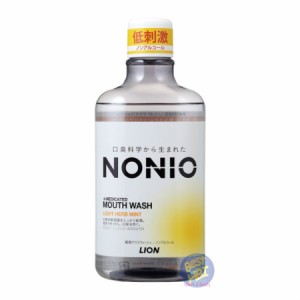 【医薬部外品】 NONIO マウスウォッシュ ノンアルコール ライトハーブミント 600mL(4903301259398)