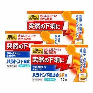 【第2類医薬品】 ハラトン下痢止めSP錠 12錠 【3個セット】【メール便】【お取り寄せ】(4987360200690-3)(4987360200690-3)