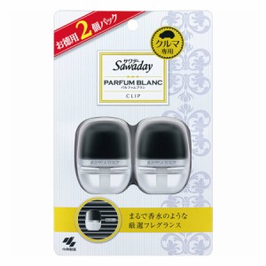 Ｓａｗａｄａｙクルマ専用クリップ パルファムブラン お徳用パック 12mL（6mL×2個）【2個セット】【お取り寄せ】(4987072051962-2)