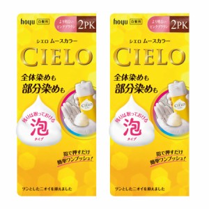 【医薬部外品】シエロ ムースカラー 2PK より明るいピンクブラウン【2個セット】【お取り寄せ】(4987205286278-2)