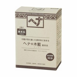 ナイアード　ナチュラルハーブ４ヘナ＋木藍　黒茶系 100g 【2個セット】 【お取り寄せ】(4524989000883-2)