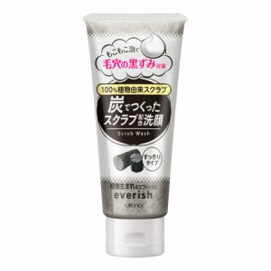 ウテナ エブリッシュ 炭スクラブ洗顔 135g【お取り寄せ】(4901234248021)