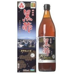 純玄米黒酢 かめつぼ仕込み 薩摩福山の里 900ml(4989909018339)