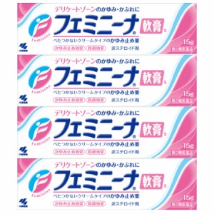 【第2類医薬品】フェミニーナ軟膏S 15g　【4個セット】【お取り寄せ】(4987072009550-4)