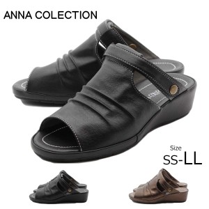 ANNA COLLECTION アンナコレクション サンダル バックストラップ カジュアルサンダル 軽量 3E 2WAY ac1639