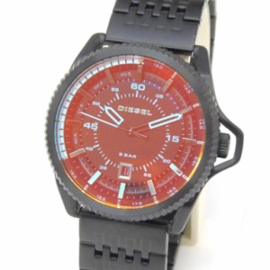 ﾃﾞｨｰｾﾞﾙ DIESEL 腕時計 ｸｵｰﾂ DZ-1720 黒 ｽﾃﾝﾚｽｽﾁｰﾙ 【中古】(51317)