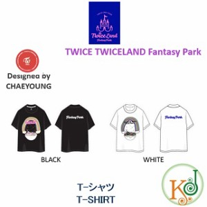 TWICE★T-SHIRT 公式グッズ TWICELAND FantasyPark TWICE 2ND TOUR/おまけ：生写真+トレカ(7070180515-9)