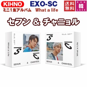 【おまけ付き】【KIHNO】EXO-SC ミニ1集アルバム What a life　エクソ セフン & チャニョル【バージョン・ランダム1種】/おまけ：生写真(