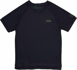 アクア マリンSP ラッシュガード Tシャツ ジュニア 18 マットブラック 水着(kw4620-50)