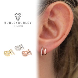 HURLEY BURLEY ハーレーバーリー ピアス 2個セットPULL DOUBLE HUGGIE HOOP EARRINGS 低刺激性 アクサセリー 誕生日 プレゼント ギフト 