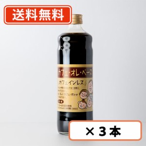 高尾珈琲 カフェオレベース カフェインレス 加糖タイプ 600ml×3本 高尾珈琲 【同梱不可】　【送料無料(一部地域を除く)】