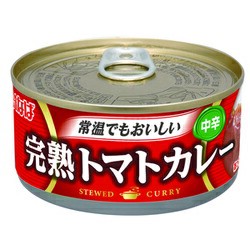 いなば食品 完熟トマトカレー中辛 165g×24缶　【送料無料(一部地域を除く)】