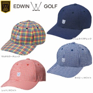EDWIN GOLF EDC2048A エドウィン ゴルフ サッカー地キャップ メンズ アクセサリー 帽子