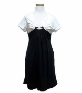 【新品】KOBE LETTUCE ドレスリボンワンピース (Monochrome dress ribbon dress) コウベレタス 神戸 041191