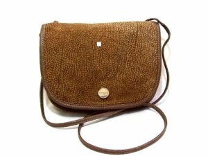 Borbonese ITALY バーズアイ模様 ソフトレザーショルダーバッグ Soft leather shoulder bag redwall レッドウォールボルボネーゼ 041471