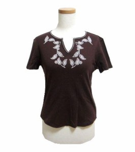 Reflect エスニックペイズリーカットソー、Tシャツ (Ethnic paisley cut sew, a T-shirt) リフレクト ワールド 047864【中古】